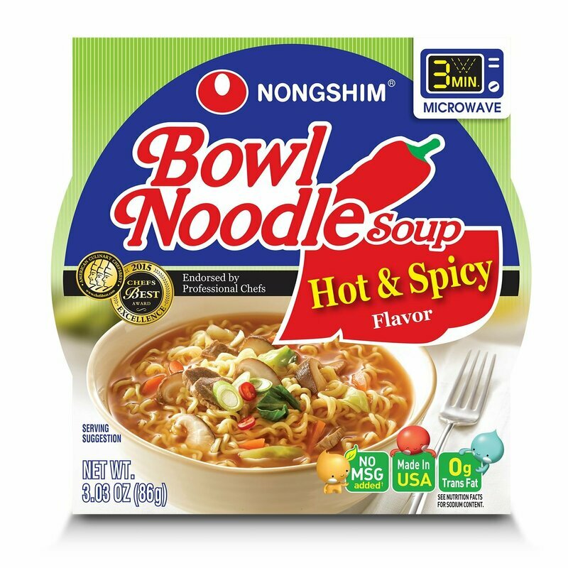 Nong Shim Hot & Spicy Bowl 3.03oz