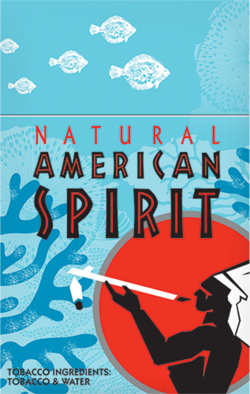 American Spirit Blue Box